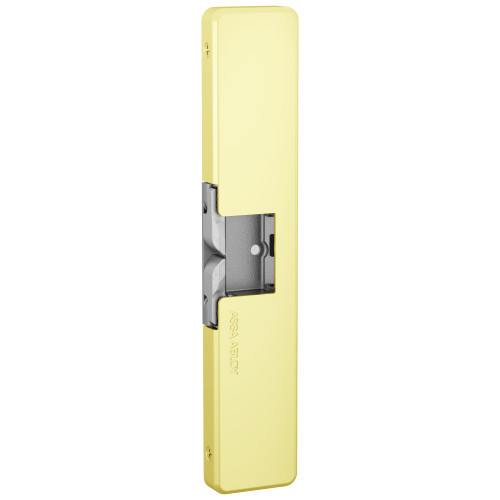 HES 9400-605 Fail Safe/Fail Secure Complete 12/24VDC Electric Strike Surface Mounted 1/2 Thickness Bright Brass 9400-605