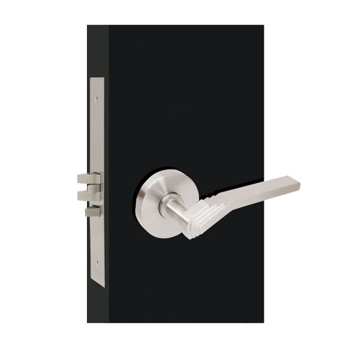 TownSteel MSS-L-S-01-626 ANSI Grade 1 Heavy Duty Low Sectional Mortise Lock Sentinel Lever Non-Keyed Passage/Closet Satin Chrome