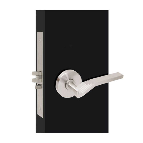 TownSteel MSS-L-S-01-626 ANSI Grade 1 Heavy Duty Low Sectional Mortise Lock Sentinel Lever Non-Keyed Passage/Closet Satin Chrome MSS-L-S-01-626
