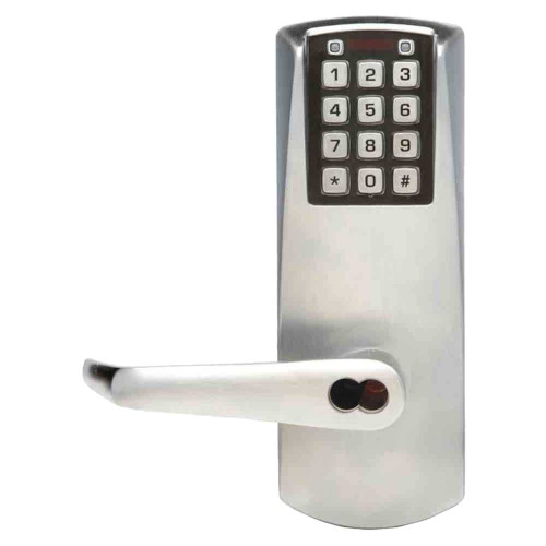 Kaba E-Plex P2031BLL-626-41 PowerPlex Cylindrical Lock 2-3/4 Backset 1/2 Throw 6/7-Pin SFIC Prep Less Core Satin Chrome P2031BLL-626-41