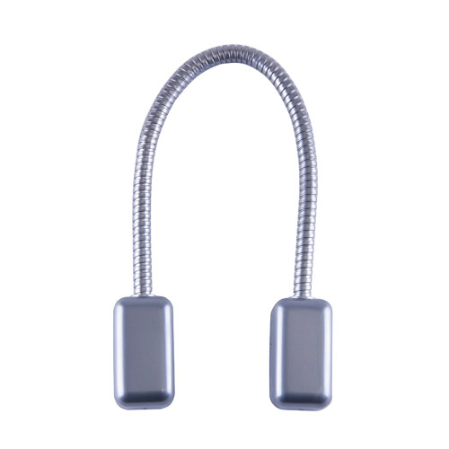 Keedex K-DL38A Armored Door Loop 3/8 Flexible Conduit 18 Aluminum Finish