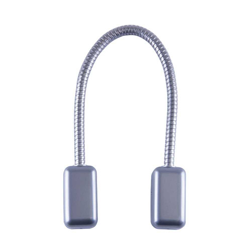 Keedex K-DL38A Armored Door Loop 3/8 Flexible Conduit 18 Aluminum Finish K-DL38A