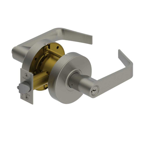 Hager 2570 SCC WTN US26D KD Grade 2 Classroom Cylindrical Lock Withnell Lever Not Handed Conventional Cylinder ASA Strike Satin Chrome 2570 SCC WTN US26D KD