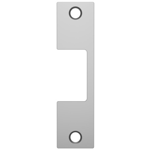 HES J 630 Faceplate Only 1006 Series 4-7/8 x 1-1/4 Use with Cylindrical Locks up to 3/4 Throw Satin Stainless Steel
