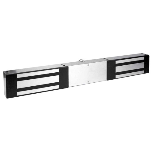Securitron DM62 Maglock Double Door Application 1200 lb 12/24VDC Satin Stainless Steel DM62