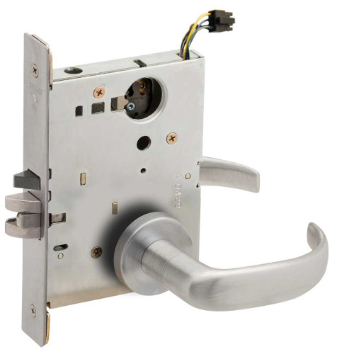 Schlage L9092EUL 17A 626 RX LX DPS Grade 1 Fail Secure Electric Mortise Lock Less Cylinder 17 Lever A Rose Request to Exit & Latchbolt Monitor & Door Position Sensor Satin Chrome Finish Field Reversible L9092EUL 17A 626 RX LX DPS