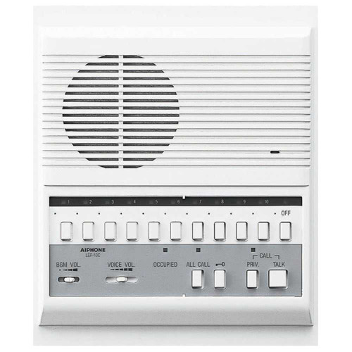 Aiphone LEF-10C 10-Call Semi-Flush Mount Master LEF-10C