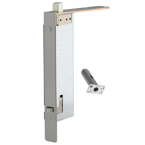 IVES FB42-WD US32D Automatic Flushbolt Top Bolt with Auxiliary Fire Latch Wood Doors Satin Stainless Steel