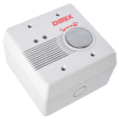 Detex CS-940S CS Series Remote Alarm Surface Mount 9VDC Battery Powered Remote Alarm No Cylinder Required Gray CS-940S