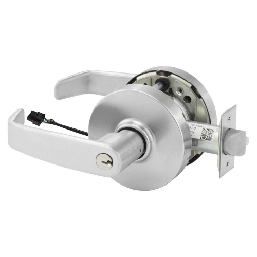 Sargent RX28-10G71-24V LL 26D Electrified Cylindrical Lock Fail Secure 24V LL Design RX Switch Satin Chrome RX28-10G71-24V LL 26D