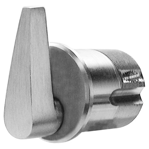 BEST 1EA6A4-C413RP2626 Standard Turn Knob 1-1/8 Mortise Cylinder 6-Pin SFIC Prep Less Core C413 Straight Thumbturn Cam For Use With Adams Rite Satin Chrome Finish 1EA6A4-C413RP2626
