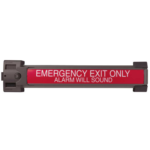 Von Duprin 2670 315 Guard-X Exit Device Exit Only No Trim For 3-4 Ft Doors Black Anodized Aluminum 2670 315