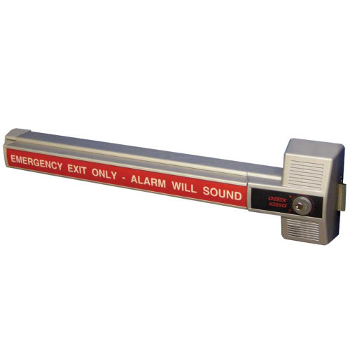 Detex ECL-230X Alarmed Deadbolt Panic Hardware Single Point Lock Gray ECL-230X