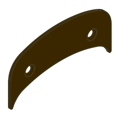 Schlage Electronics 23760267-643E AD/CO Series Decorative Plate with Fasteners 17H X 35W X 075D Aged Bronze Finish 23760267-643E