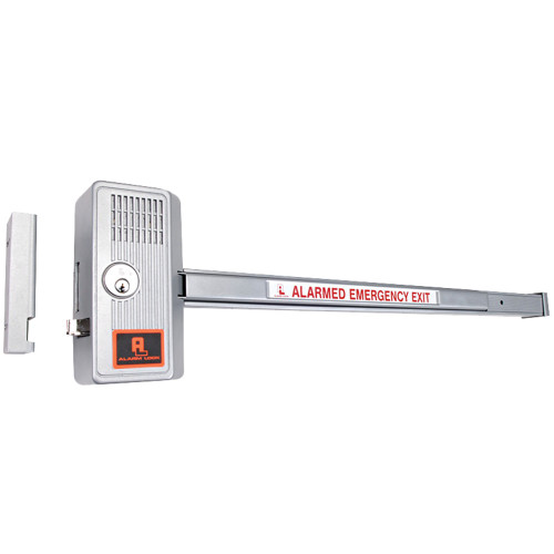 Alarm Lock 700WPXUS28 Sirenlock Panic Exit Alarm 36 Weatherproof 2-Minute Alarm Cutoff or Manual Reset Aluminum