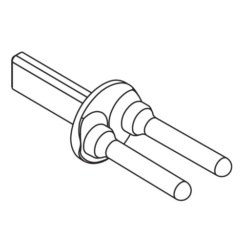 Schlage Electronics 47259242 AD/CO Series Cylindrical/Mortise Lock Exterior Spring Cage and Tailpiece Kit Sargent/Corbin FSIC J-SAR/J-CO6/J-CO7 47259242