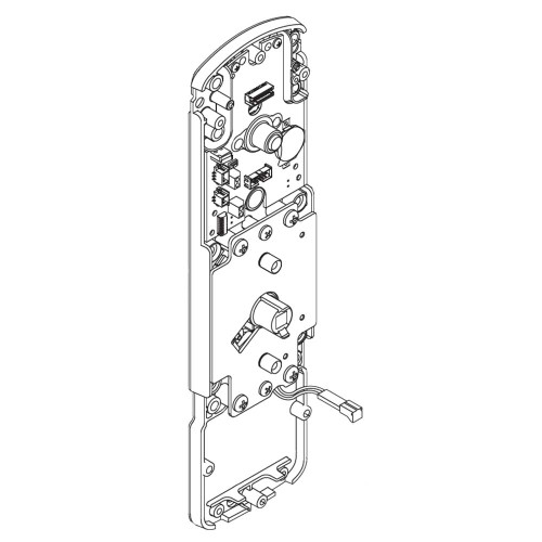 Schlage Electronics 47261347-400 AD400 Class Interior Baseplate Sub-Assembly for Cylindrical/Mortise Locks 47261347-400