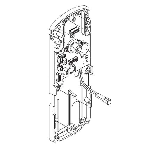 Schlage Electronics 46929253-300 AD300 Class Interior Baseplate Sub-Assembly 46929253-300