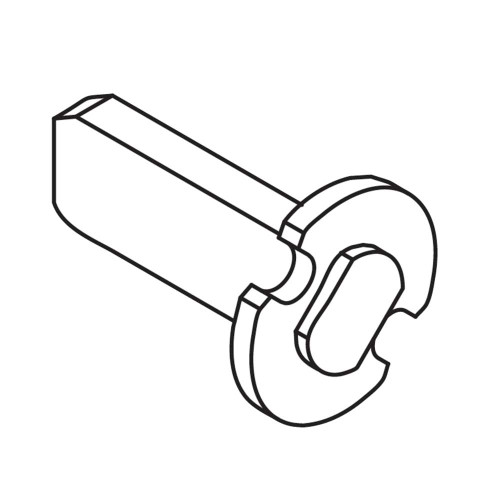 Schlage Electronics 47258186 AD/CO Series Cylindrical/Mortise/Exit Tailpiece for Cylinder Schlage KIL P6/L Everest/Primus/Modular/Classic Cylinders 47258186