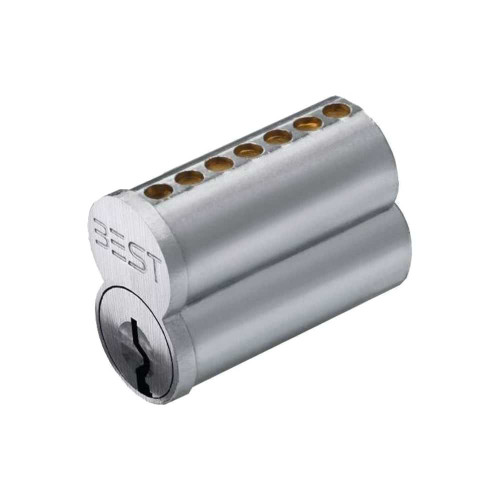 BEST 1CP7WG1626 SFIC Core 7-Pin WG Keyway Satin Chrome Finish 1CP7WG1626