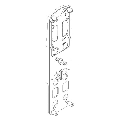 Schlage Electronics 47260739-JD AD Series Exterior Baseplate Sub-Assembly for Exit Trim JD Option 47260739-JD