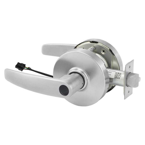 Sargent RX28LC-10G71-24V LB 26D Electrified Cylindrical Lock Fail Secure 24V LB Design Less Cylinder RX Switch Satin Chrome RX28LC-10G71-24V LB 26D