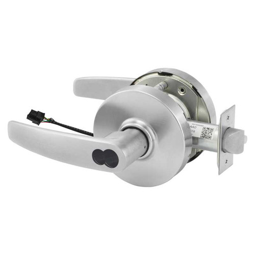 Sargent RX2860-10G71-12V LB 26D Electrified Cylindrical Lock Fail Secure 12V LB Design LFIC Prep Less Core RX Switch Satin Chrome RX2860-10G71-12V LB 26D
