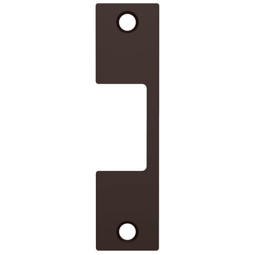 HES J 613 Faceplate Only 1006 Series 4-7/8 x 1-1/4 Use with Cylindrical Locks up to 3/4 Throw Oil Rubbed Bronze