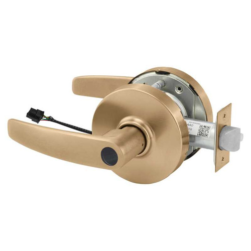 Sargent 28LC-10G70-24V LB 10 Electrified Cylindrical Lock Fail Safe 24V LB Design Less Cylinder Satin Bronze 28LC-10G70-24V LB 10