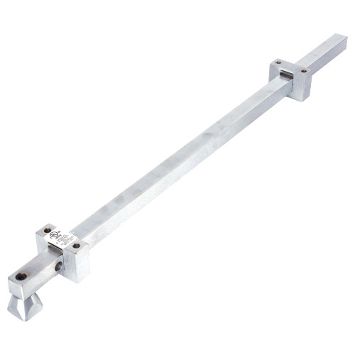 Rockwood 585-24 US26D Surface Bolt 24 Bolt Length Includes Universal Top Strike and Mortise Bottom Strike Locks in Both Up and Down Position Satin Chrome Finish 585-24 US26D