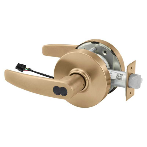 Sargent RX2870-10G71-12V LB 10 Electrified Cylindrical Lock Fail Secure 12V LB Design SFIC Prep Less Core RX Switch Satin Bronze RX2870-10G71-12V LB 10