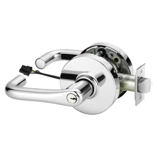 Sargent RX28-10G71-24V LJ 26 Electrified Cylindrical Lock Fail Secure 24V LJ Design RX Switch Bright Chrome RX28-10G71-24V LJ 26