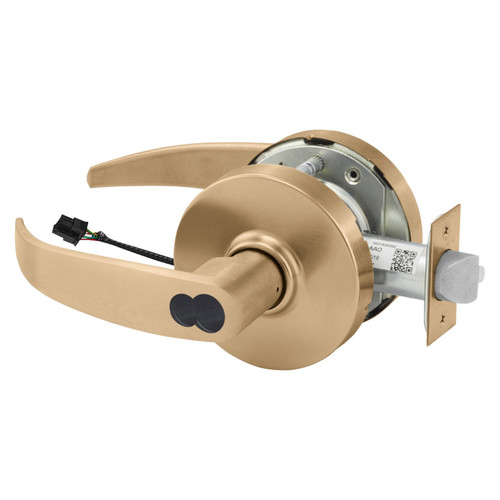 Sargent RX2860-10G70-12V LP 10 Electrified Cylindrical Lock Fail Safe 12V LP Design LFIC Prep Less Core RX Switch Satin Bronze