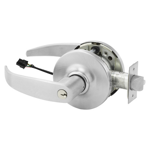 Sargent RX28-10G70-24V GP 26D Electrified Cylindrical Lock Fail Safe 24V GP Design RX Switch Satin Chrome