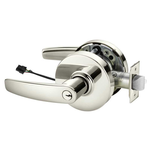 Sargent 28-10G71-12V LB 14 Electrified Cylindrical Lock Fail Secure 12V LB Design Bright Nickel 28-10G71-12V LB 14