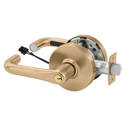Sargent 28-10G71-12V LJ 10 Electrified Cylindrical Lock Fail Secure 12V LJ Design Satin Bronze