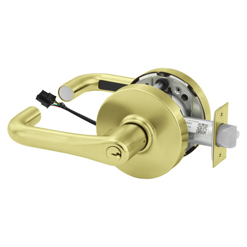 Sargent 28-10G71-24V LJ 4 Electrified Cylindrical Lock Fail Secure 24V LJ Design Satin Brass Sargent 28-10G71-24V LJ 4 Electrified Cylindrical Lock Fail Secure 24V LJ Design Satin Brass