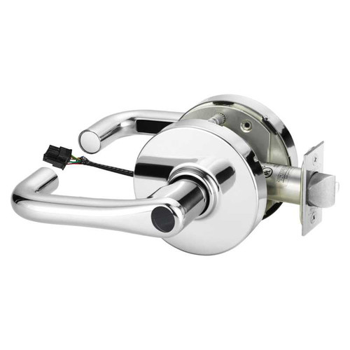 Sargent 28LC-10G70-12V LJ 26 Electrified Cylindrical Lock Fail Safe 12V LJ Design Less Cylinder Bright Chrome 28LC-10G70-12V LJ 26