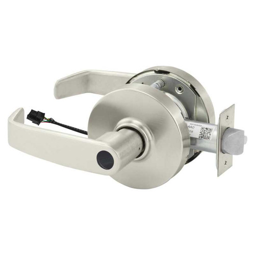 Sargent 28LC-10G70-12V LL 15 Electrified Cylindrical Lock Fail Safe 12V LL Design Less Cylinder Satin Nickel 28LC-10G70-12V LL 15