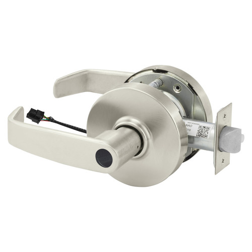 Sargent 28LC-10G70-12V LL 15 Electrified Cylindrical Lock Fail Safe 12V LL Design Less Cylinder Satin Nickel