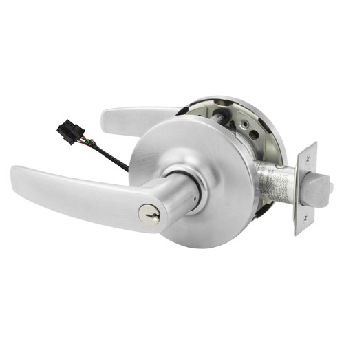 Sargent 28-10G70-12V GB 26D Electrified Cylindrical Lock Fail Safe 12V GB Design Satin Chrome