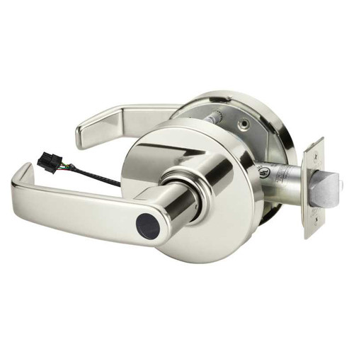 Sargent 28LC-10G70-24V LL 14 Electrified Cylindrical Lock Fail Safe 24V LL Design Less Cylinder Bright Nickel 28LC-10G70-24V LL 14