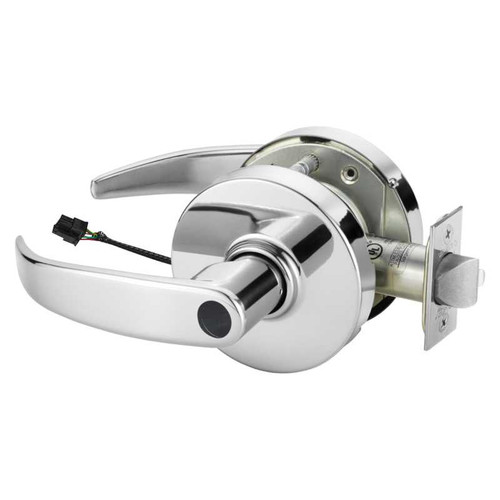 Sargent 28LC-10G70-12V LP 26 Electrified Cylindrical Lock Fail Safe 12V LP Design Less Cylinder Bright Chrome 28LC-10G70-12V LP 26