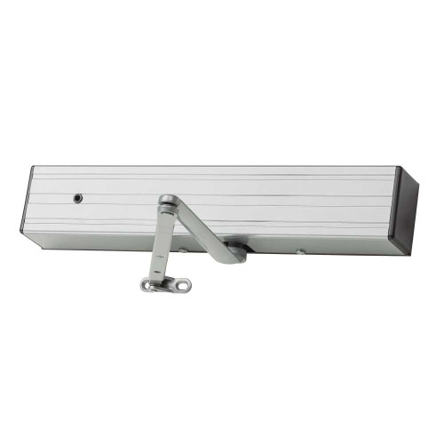 LCN 4414ME-REG/18G 24V RH 689 Regular Arm Door Closer with 18G Mounting Plate 24V Right Hand Aluminum 4414ME-REG/18G 24V RH 689