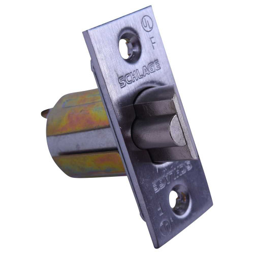 Schlage 14-048 626 Dead Latch Guarded With 2-1/4 x 1 Square Corner Faceplate 2-3/8 Backset 1 Housing Diameter For Use With D/ND Series Satin Chrome Finish 14-048 626