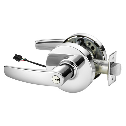 Sargent RX28-10G70-24V LB 26 Electrified Cylindrical Lock Fail Safe 24V LB Design RX Switch Bright Chrome