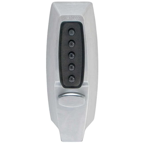 Kaba Simplex 7102-26D-41 Combination Deadbolt 2-3/4 Backset Satin Chrome 7102-26D-41