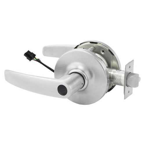 Sargent 28LC-10G71-12V GB 26D Electrified Cylindrical Lock Fail Secure 12V GB Design Less Cylinder Satin Chrome