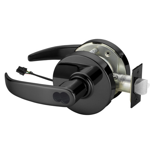 Sargent 2860-10G71-24V LP 20D Electrified Cylindrical Lock Fail Secure 24V LP Design LFIC Prep Less Core Statuary Bronze Dark Powder Coat