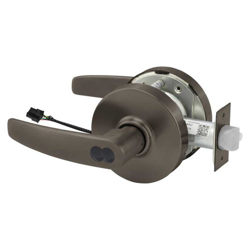 Sargent 2870-10G70-12V LB 10B Electrified Cylindrical Lock Fail Safe 12V LB Design SFIC Prep Less Core Oil Rubbed Bronze 2870-10G70-12V LB 10B